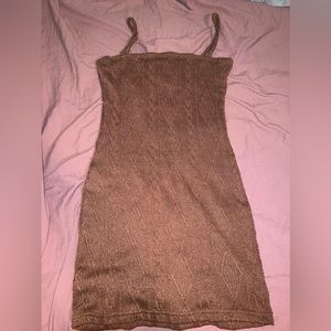 Brown Mini dress